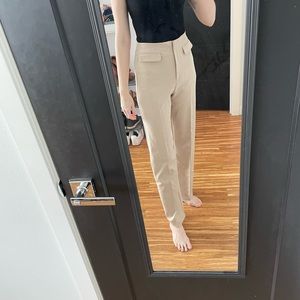 Camel wide leg trouser - tall